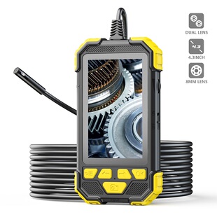 4.3 Inch IPS Screen Industrial Endoscope Camera Dual Lens HD