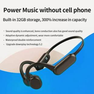Bone Conduction Bluetooth Headphones  Sports for swimming