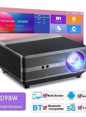 TD98W 1080P 2K 4K Video LED Proyector WIFI Android Beam Projector 3D Video Theater