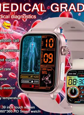 ECG+PPG Medical Grade Smart Watch Bluetooth Call Smartwatch