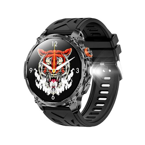Military Smart Watch1000mAh Fitness Tracker Bluetooth Call