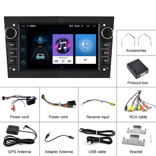 Autoradio 2 din Android 10.0 Multimedia Player Car Radio GPS