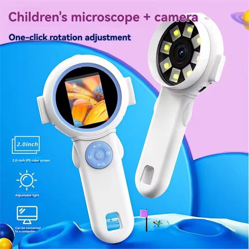 Kids Microscope Handheld Digital Microscope for Children
