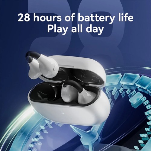 Wireless Ear Clip Bone Conduction Headphones Sound Bluetooth