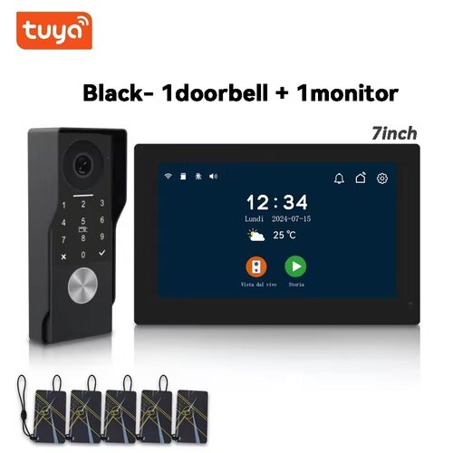 2-Wire TUYA Smart Video intercom doorbell Wired Camera WIFI