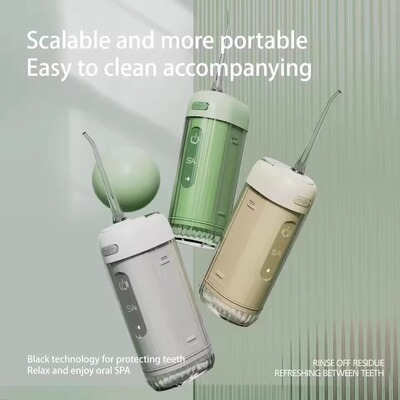 Cordless Oral Irrigator Detachable Tank 3 Modes USB Charging