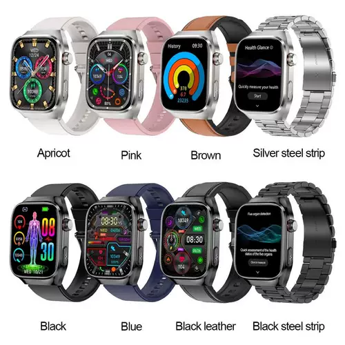 ECG Smart Watch Bt Call Blood Lipids мочевые мочевые мочевые часы