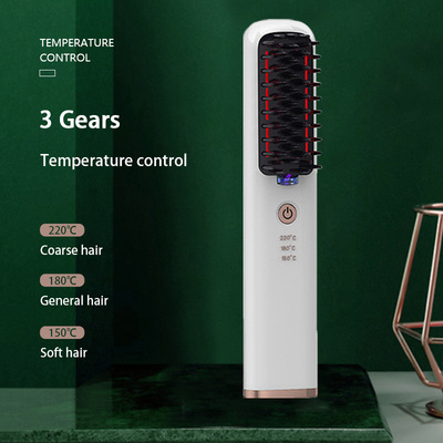 Negative ion red constant temperature straightening comb