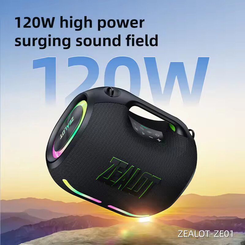 120W Portable Bluetooth Speaker Wireless TWS Subwoofer