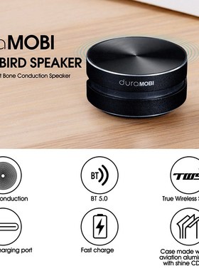 2 Packs dura MOBI Wirelessly BT Speaker Bone Conduction Spea