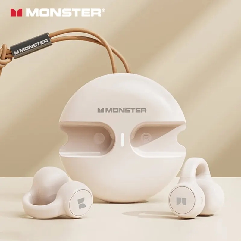 Monster XKT21 Wireless Bluetooth Earphones Ear Clip Earbuds