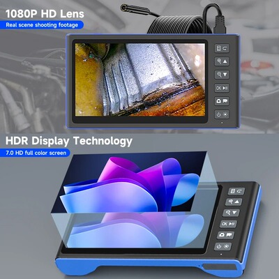 7'' Detachable  Inspection Camera for Car Pipeline Sewer