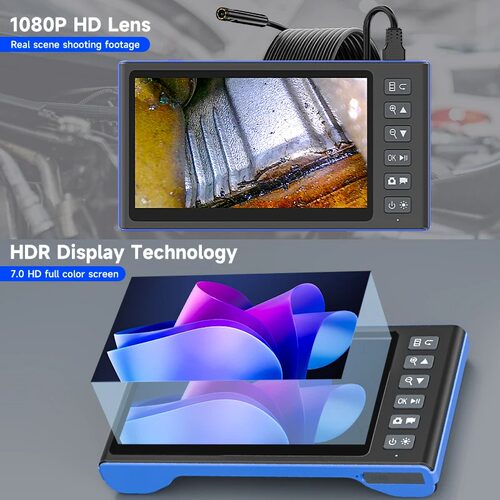 7'' Detachable  Inspection Camera for Car Pipeline Sewer
