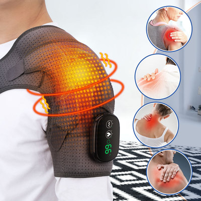 Electric Heating Shoulder Massager Brace Joint Vibration Art