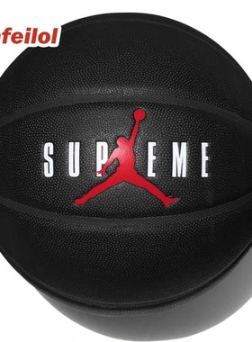 现货 Supreme Jordan Basketball 乔丹联名 飞人LOGO 篮球