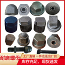 抛丸机配件室体护板耐磨螺母圆头六方打砂仓铸造大螺帽M12M16M20