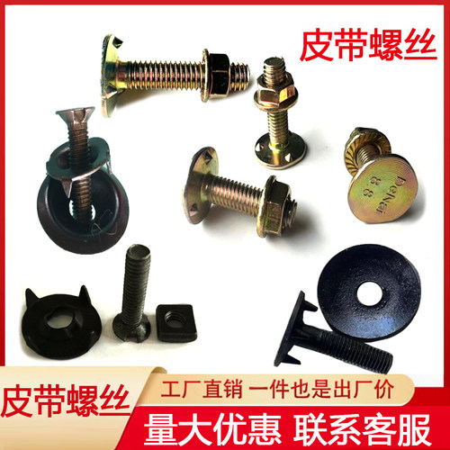 抛丸机提升蟹壳螺丝m8m10耐磨