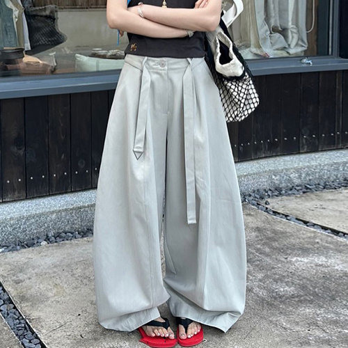 2026春季新款百搭休闲裤气球裤