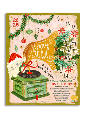 【一口价】插画师Abbie Rosie英文花朵客厅装饰画挂画复刻版画芯