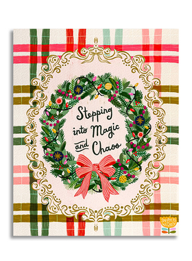 【一口价】插画师Abbie Rosie英文花朵客厅装饰画挂画复刻版画芯