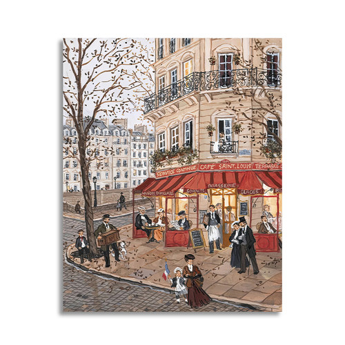 【一口价】巴黎铁塔欧美Fabienne Delacroix装饰画挂画复刻版画芯