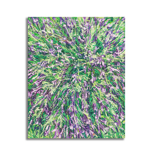 Boree治愈系薰衣草抽象花海现代简约高级感装饰无框挂画复刻版画