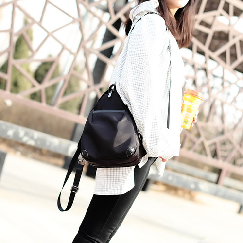 迷你百搭牛津布尼龙双肩包两用
