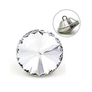 软包金属水晶纽扣彩色钻石百搭穿线纽扣床头沙发软包装 饰水晶扣子