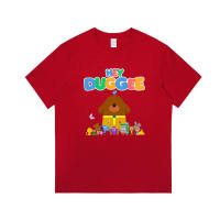 Hi Dodge short-sleeved T-shirt in collaboration with Hey Duggee's cartoon loose T-shirt for summer children's wear for both men and women thumbnail 4