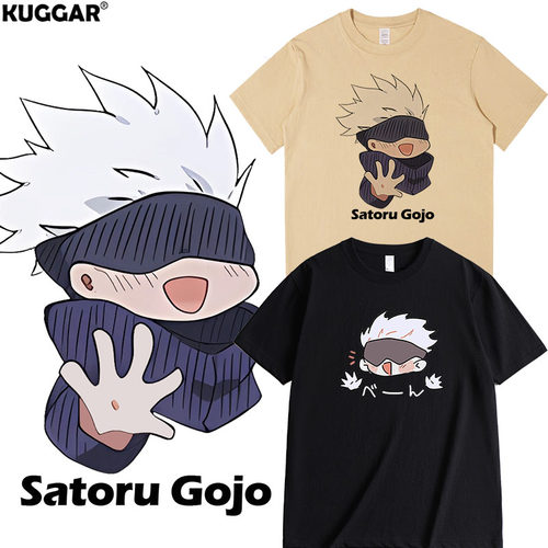 Jujutsu Kaisen五条悟t恤咒术回战Gojo Satoru短袖儿童装衣服衫