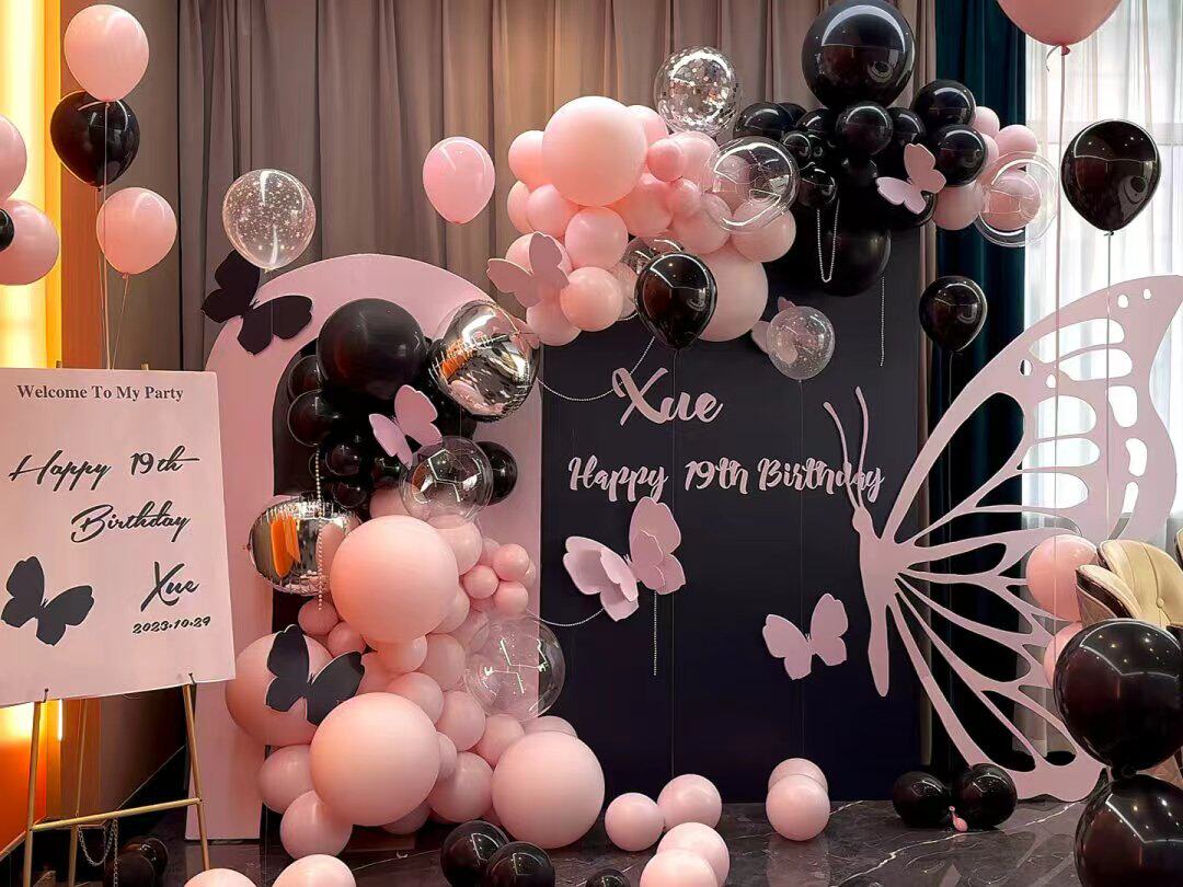 深圳上门布置求婚布置生日派对成气球