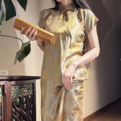 新中式国风改良旗袍连衣裙