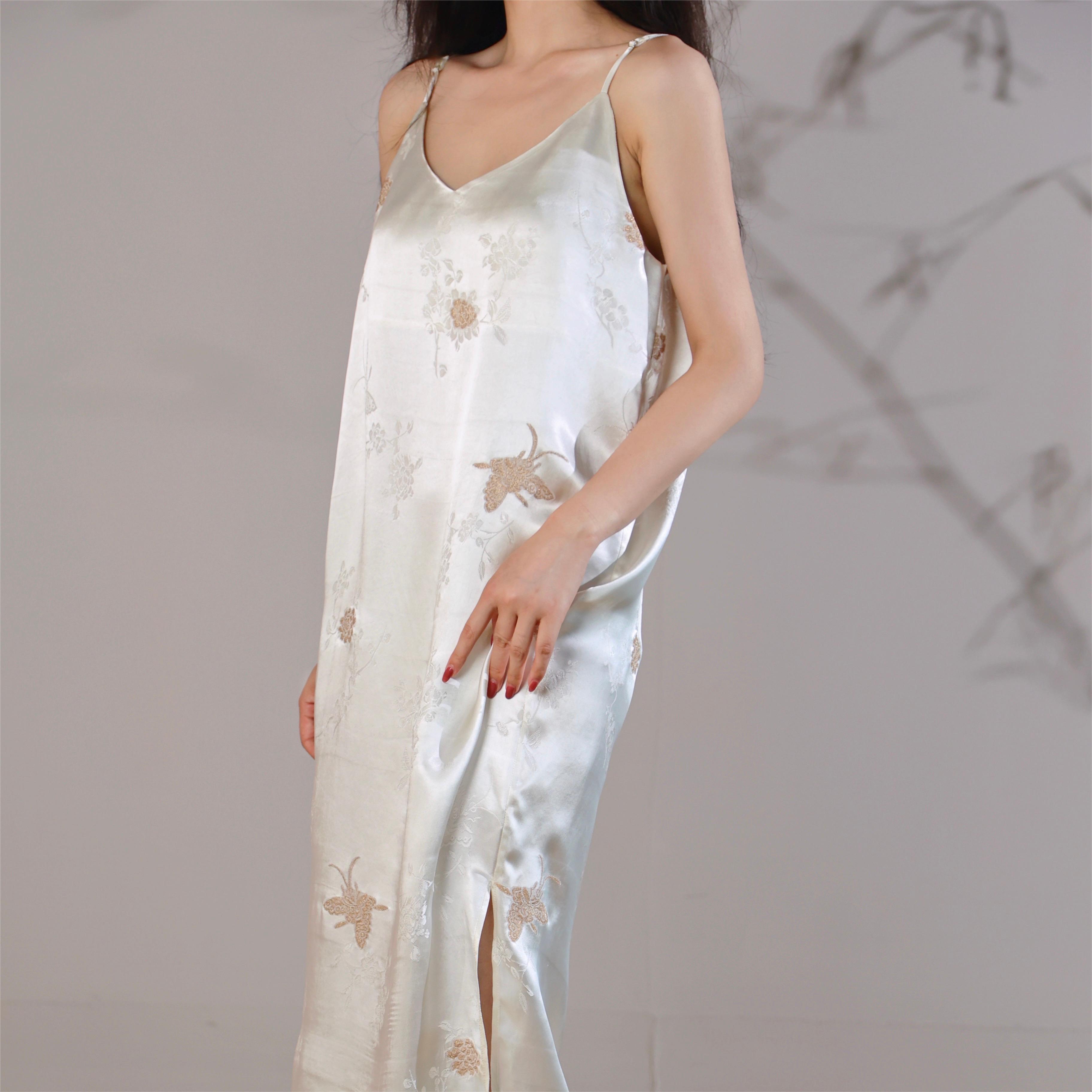 新中式醋酸缎面夏季高级感气质