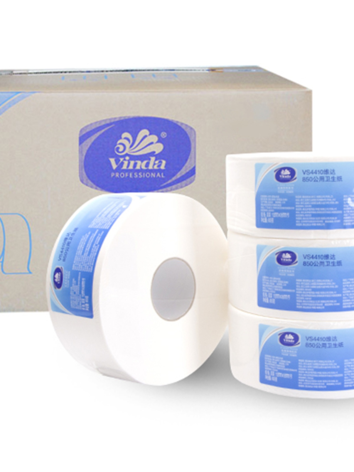 商用厕纸二层纸巾维达大卷纸12卷