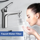 外贸款 水龙头过滤器头嘴家用自来水净化器厨房防溅过滤净水器神器