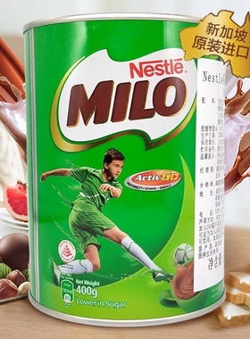 正品新加坡进口雀巢美禄MILO营养麦芽可可粉冲饮热巧克力饮品400g