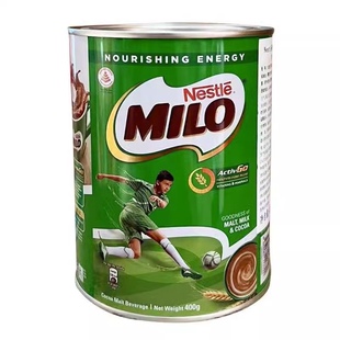 美禄MILO营养早餐麦芽可可粉冲饮热巧克力味饮品400g新加坡进口