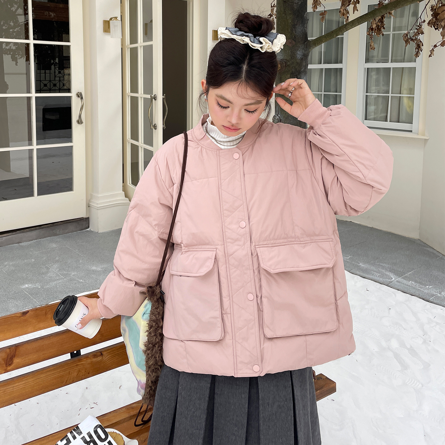 欧尼不胖胖mm显瘦保暖棉服2025新款冬装独特超好看夹棉棉衣厚外套