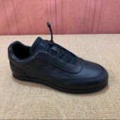 男士 男鞋 休闲运动时尚 弹力鞋 广州新款 黑色板鞋 百搭休闲皮鞋 带板鞋