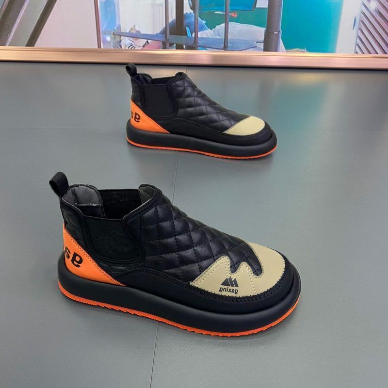 春季新款男士高帮韩版休闲鞋