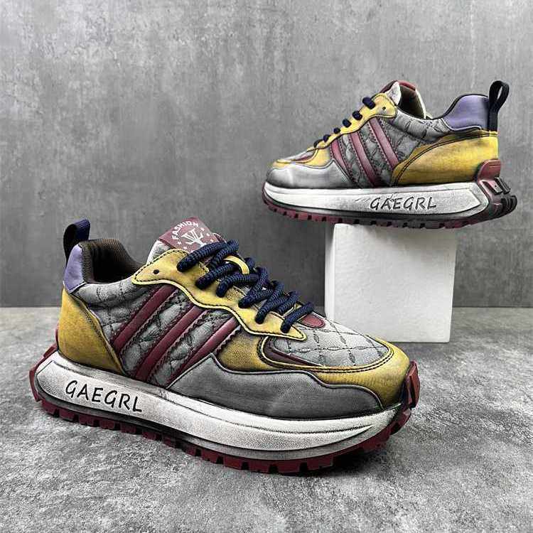 2026春秋新款时尚潮牌阿甘鞋软底增高运动鞋青少年舒适百搭休闲鞋,流行男鞋,老爹鞋,淘宝优惠券,粉丝福利购,淘宝优惠卷