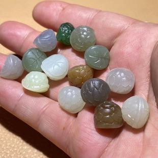 天然和田玉手工雕刻立体小乌龟甲富甲天下招财挂饰小提溜手串配饰