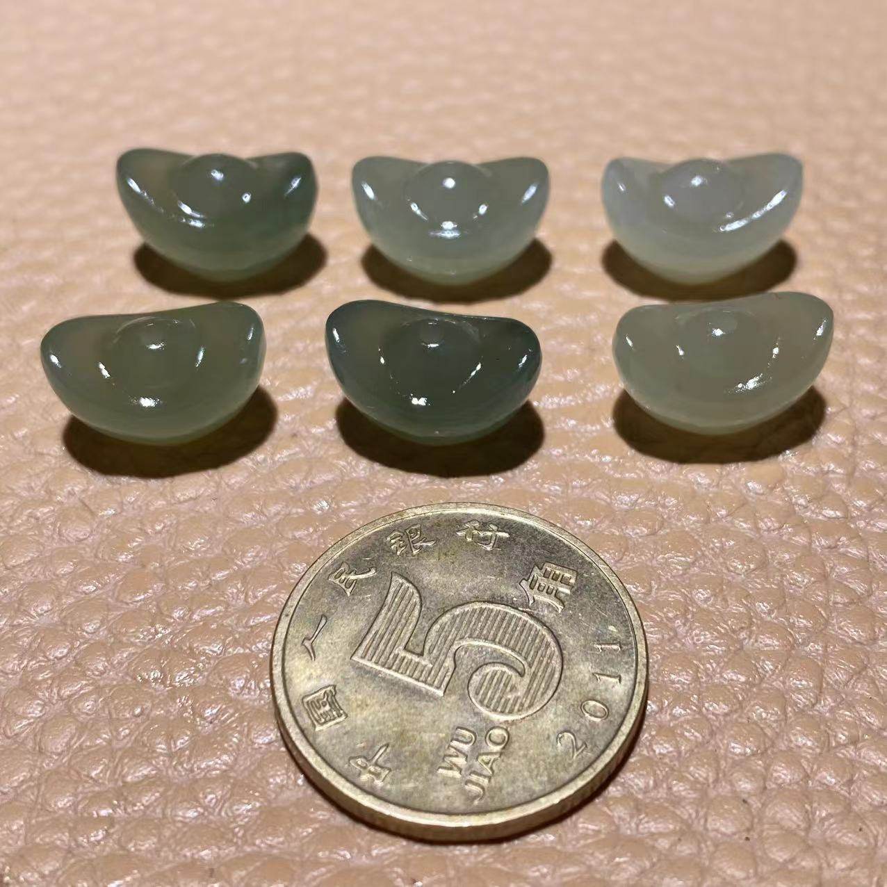 天然和田玉晴水雕刻招财小元宝单珠散珠手链手串配饰DIY配件,珠宝/钻石/翡翠,其他,淘宝优惠券,粉丝福利购,淘宝优惠卷