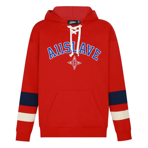 A11SLAVE拼接连帽卫衣秋季情侣