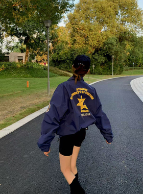 A11SLAVE美式徽章刺绣户外冲锋衣男女秋季防风防水登山服夹克外套