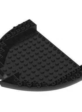 MOC  积木零件 64651  13×16×2  大船体 底舱 船头  普通国产件