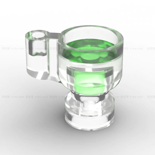 国产积木零件68495 哈利波特饮料 黄油啤酒 复方汤剂 明白明橙杯