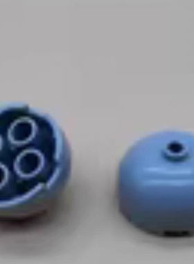 MOC新款配件49308积木零件3x3 x 1 1/3穹顶圆形砖 顶部开放点