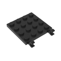 兼容11399积木零件4x4板双竖叉 O/U形横向夹47998拼装配件