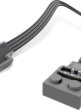 拼装科技积木配件 20cm电源线 延长线 8886/60656 NO.G0012